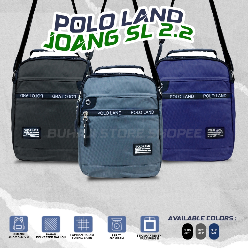 Polo Land - Tas Slempang Polo Land - Tas Slempang Multifungsi - Joang SL Series 2.2 - Port Usb - Fre