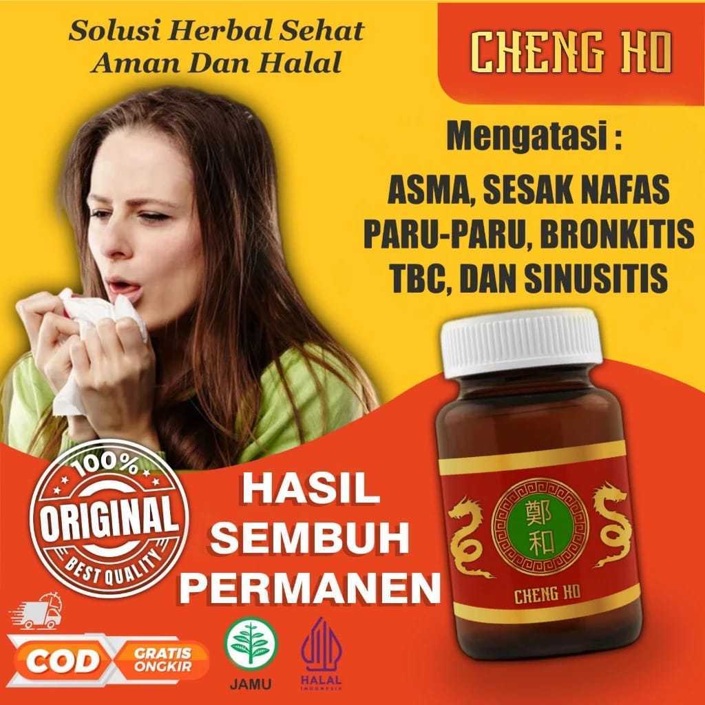 OBAT HERBAL CINA UNTUK MENGATASI BATUK MENAHUN / CHENG HO OBAT BATUK ASMA SINUSITIS SESAK NAFAS ORIG