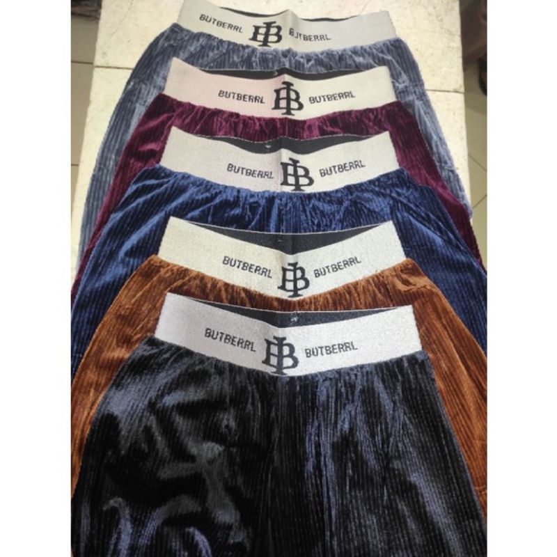 QH Kulot bludru import/kulot wanita import premium