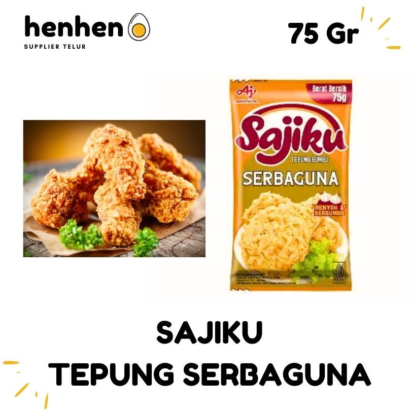 

SAJIKU TEPUNG BUMBU SERBAGUNA 75 GRAM