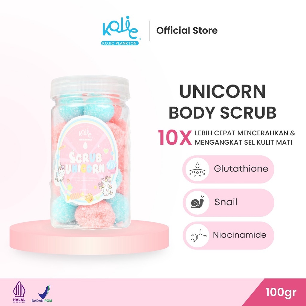 KOJIC PLANKTON UNICORN SCRUB