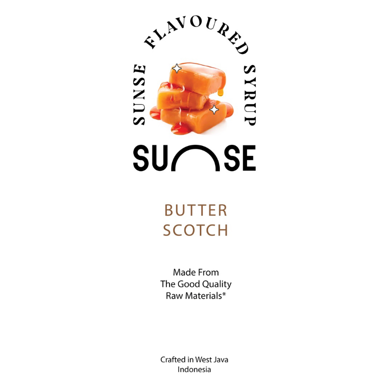 

Syrup Butterscotch 1Liter Sunse / Sirup Rasa Permen Kopiko