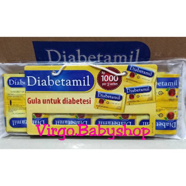 

Laris RND7 Diabetamil Gula untuk Diabetesi 8sachet 1gr 77 Ready Stock