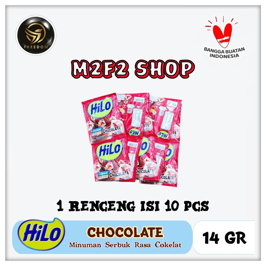 

Susu HiLo Chocolate Original | Serbuk Rasa Cokelat Sachet - 14 gr (Kemasan 1 Renceng)