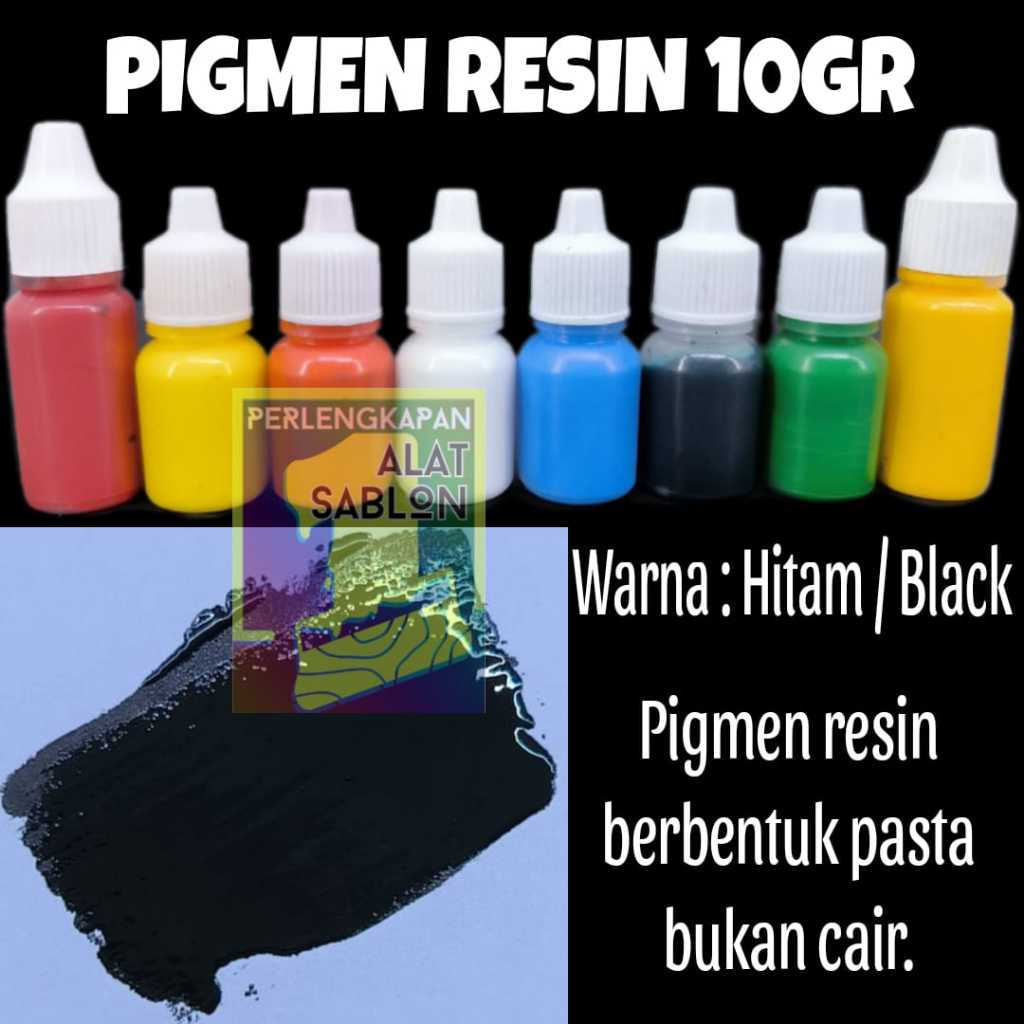 PIGMEN PEWARNA RESIN HITAM BLACK 10GR