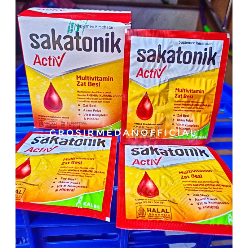 SAKATONIK LIVER ACTIVE tablet- MULTIVITAMIN MINERAL ZAT BESI