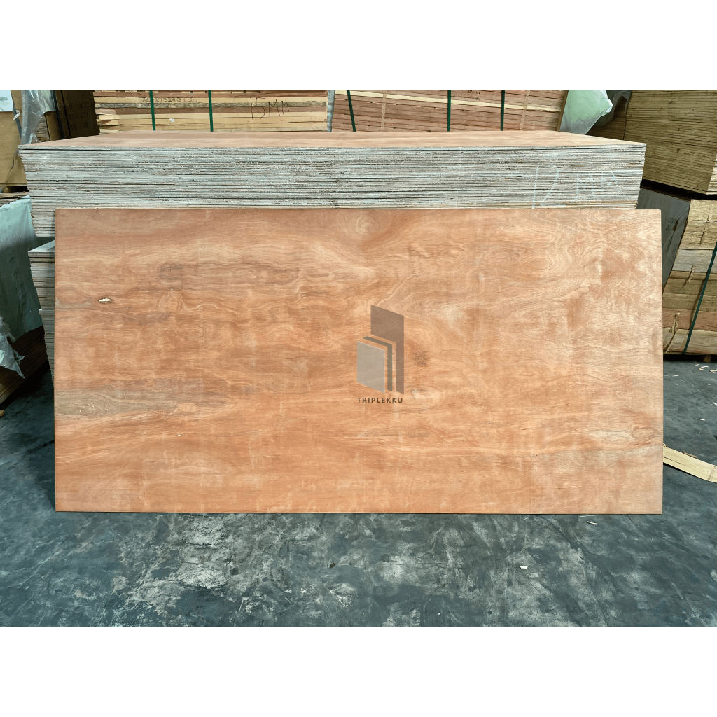 Triplek 12mm Cor MC Meranti Campur PG 122x244cm Papan Kayu Lapis 12 mm