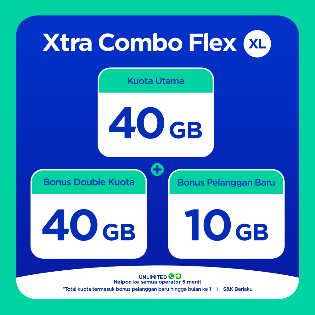 Kartu Perdana XL Xtra Combo Flex XL Image 2