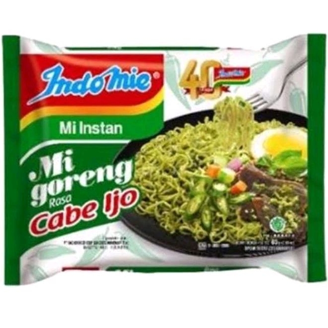 

Indomie Mie Instan Goreng Rasa Cabe Ijo 85Gr