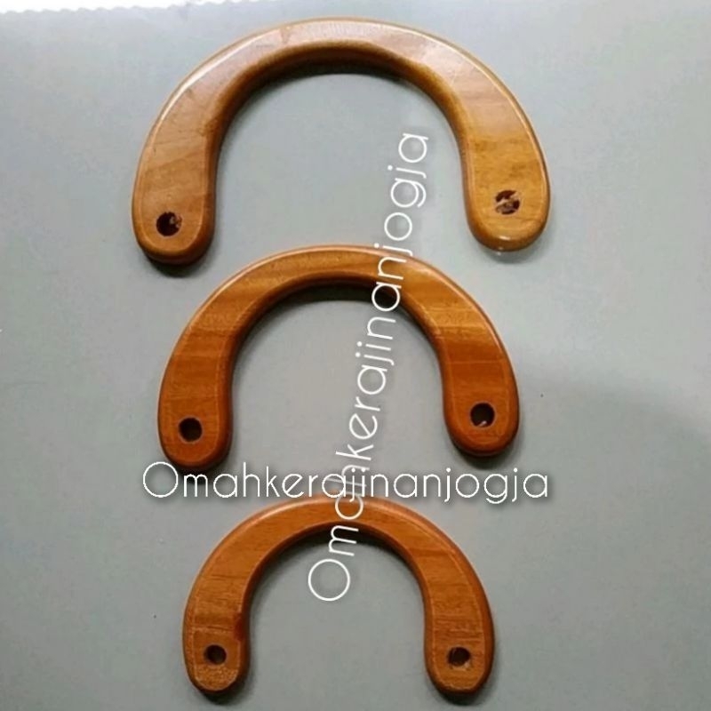 handle tas , handle , gagang kayu , handle kayu per 1BIJI