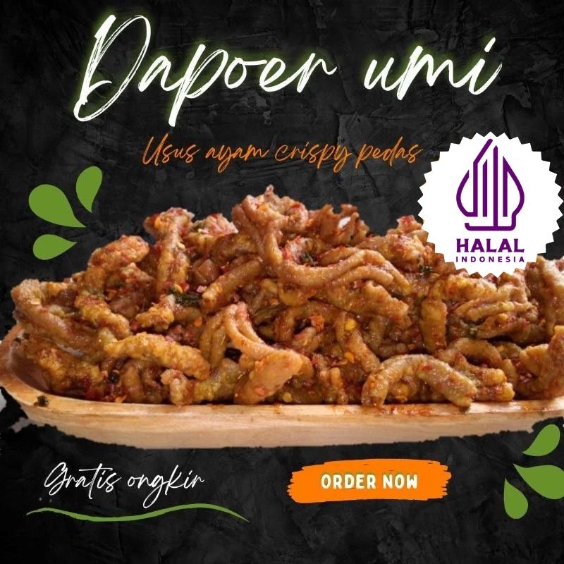 

Keripik Usus Ayam Pedas Daun Jeruk Crispy 70 Gram