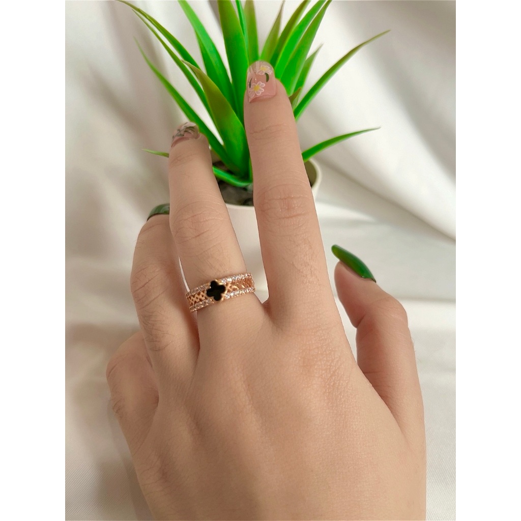 cincin perak asli chrome gold 1,93 gram