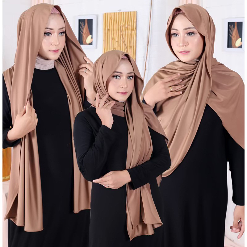 PASHMINA MELEYOT KAIN JERSEY PREMIUM