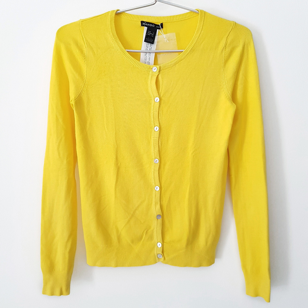 MANGO Basic Knit Cardigan / Kardigan Wanita XS-S / Preloved / Bekas