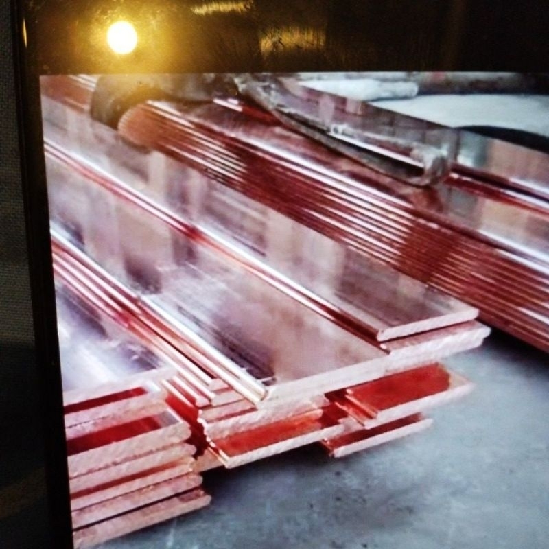 BUSBAR RAIL COPPER PLAT TEMBAGA 3X30X50