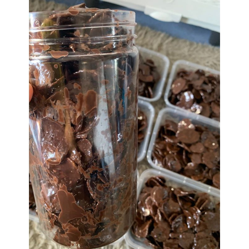 

kripik pisang lumer coklat