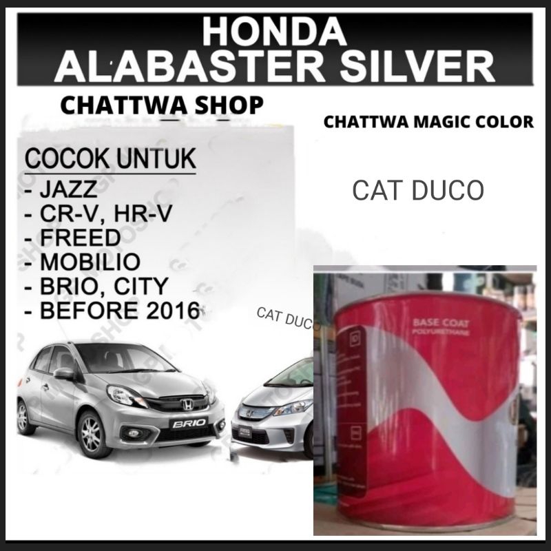 Cat Duco Alabaster Silver NH700M Cat Mobil Honda Silver Metallic Pu 1kg