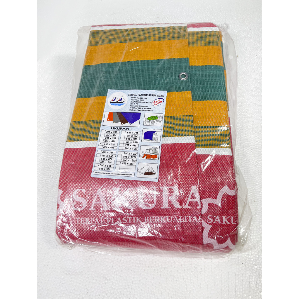 Terpal Tenda Plastik Sakura ukuran sedang