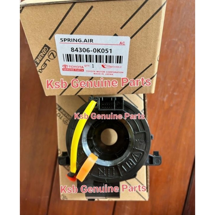 AYj Kabel Fleksibel Stir Spiral Klakson Innova Yaris Vios Fortuner Camry  G