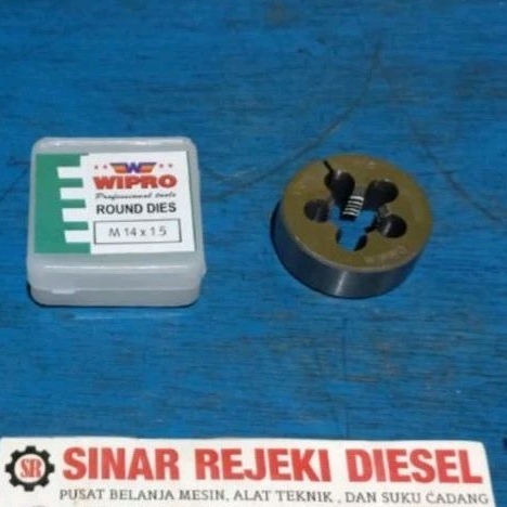 Mata Senai M14 x 1.5 Drat Luar Baut Mata Snei Snai Dies M14x1.5