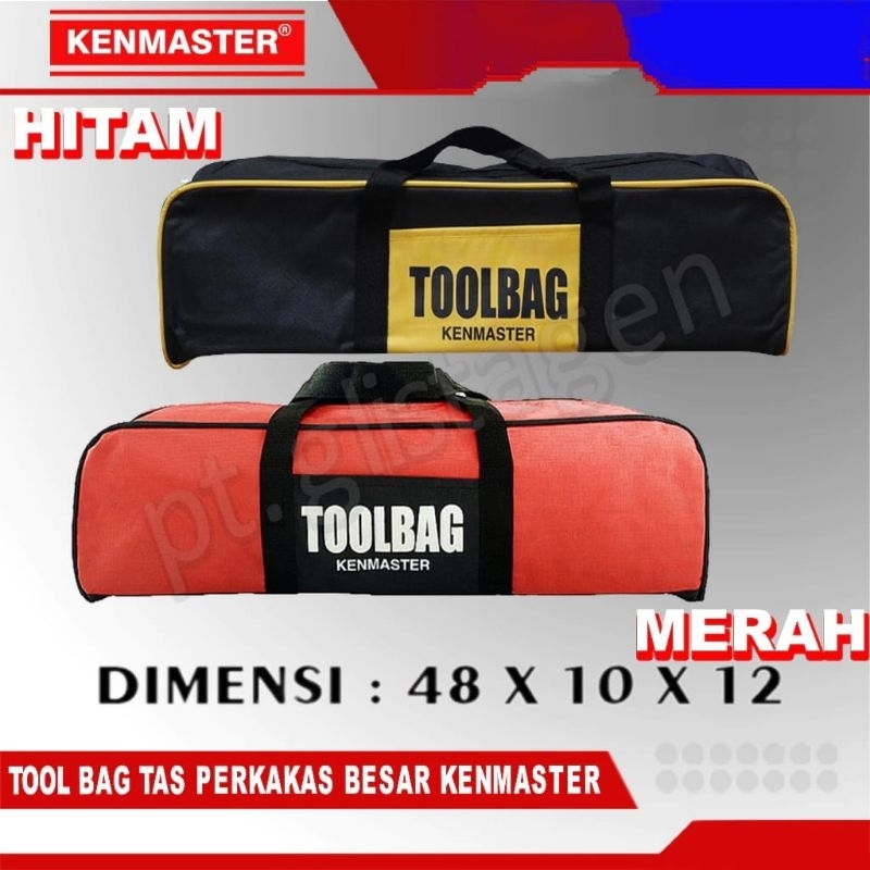 DISKON KENMASTER TOOL BAG JUMBO TAS TEMPAT KUNCI ALAT PERKAKAS ALAT TUKANG JUMBO