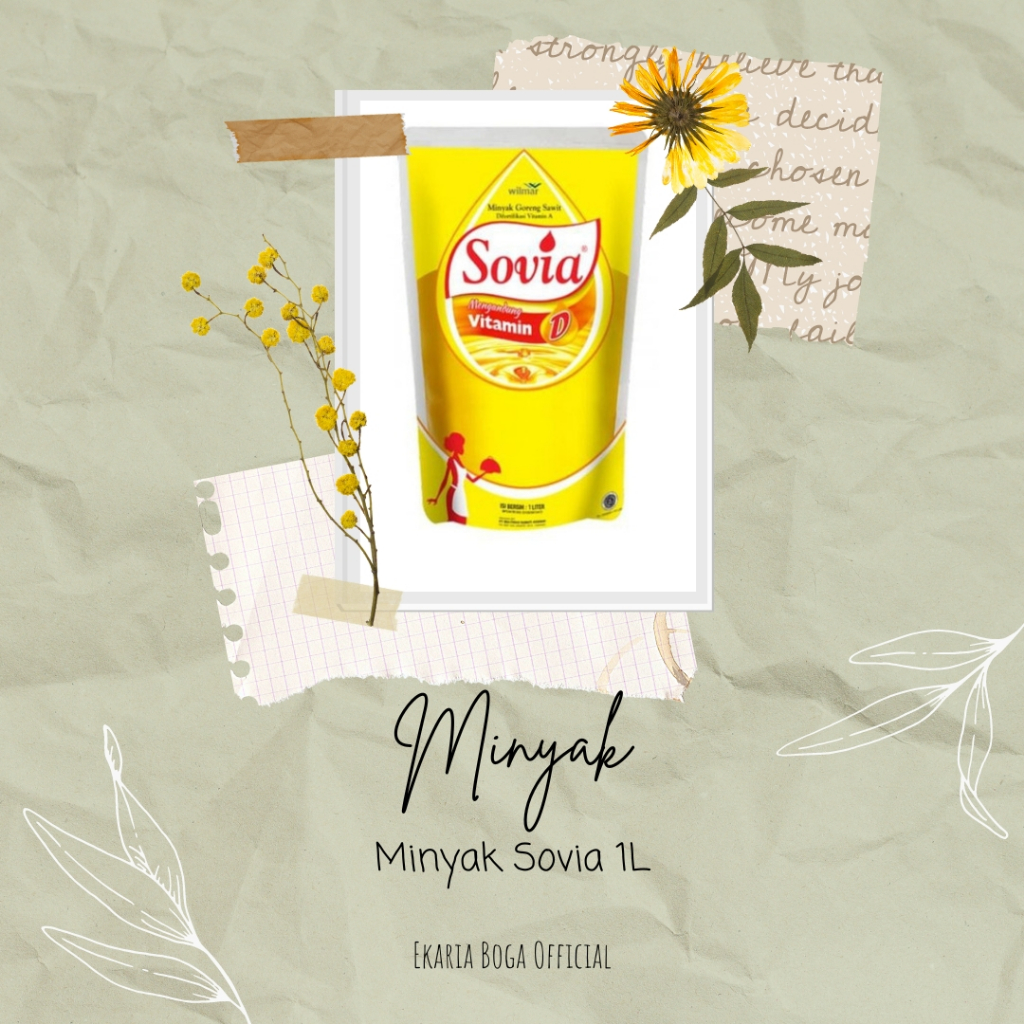 

MINYAK | MINYAK GORENG KEMASAN | MINYAK GORENG SAWIT | SOVIA MINYAK GORENG | MINYAK GORENG SOVIA | MINYAK SOVIA 1L