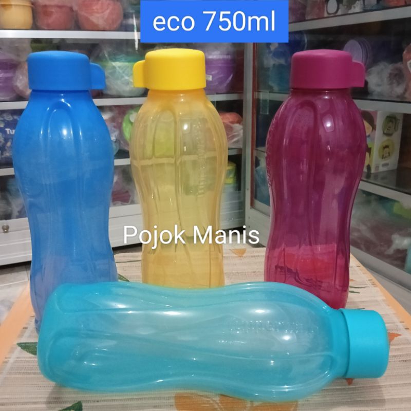 Botol minum eco family tutup ulir 750 ml tupperware 1 pcs