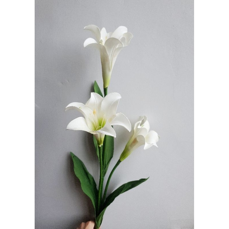 Bunga Calla Lily Flower Artificial Premium Rustic Jumbo