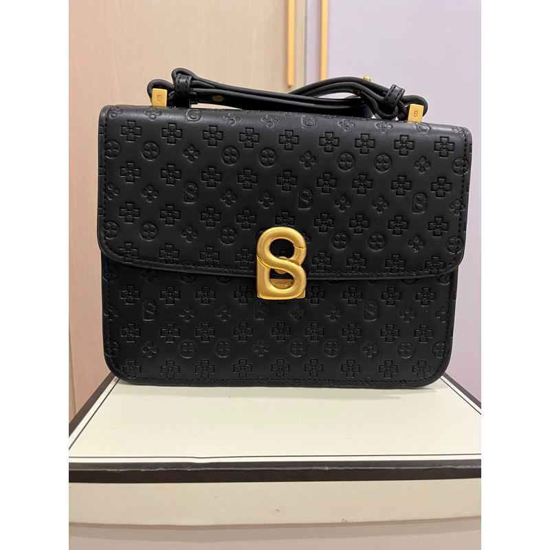 Audrey Monogram Bag Buttonscarves