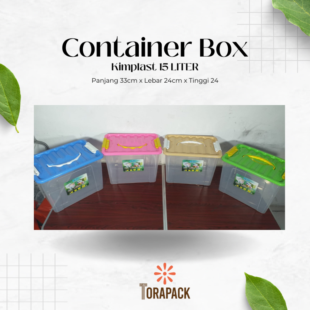 Kontainer box 15 Liter KIMPLAST CB 15 / Container Box 15LT KIMPLAST CB15