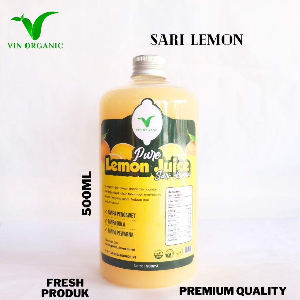 

VIN SARI LEMON JUICE | MINUMAN SARI LEMON ASLI | SARI LEMON MINUMAN DIET SEHAT | PURE LEMON JUICE SARI LEMON