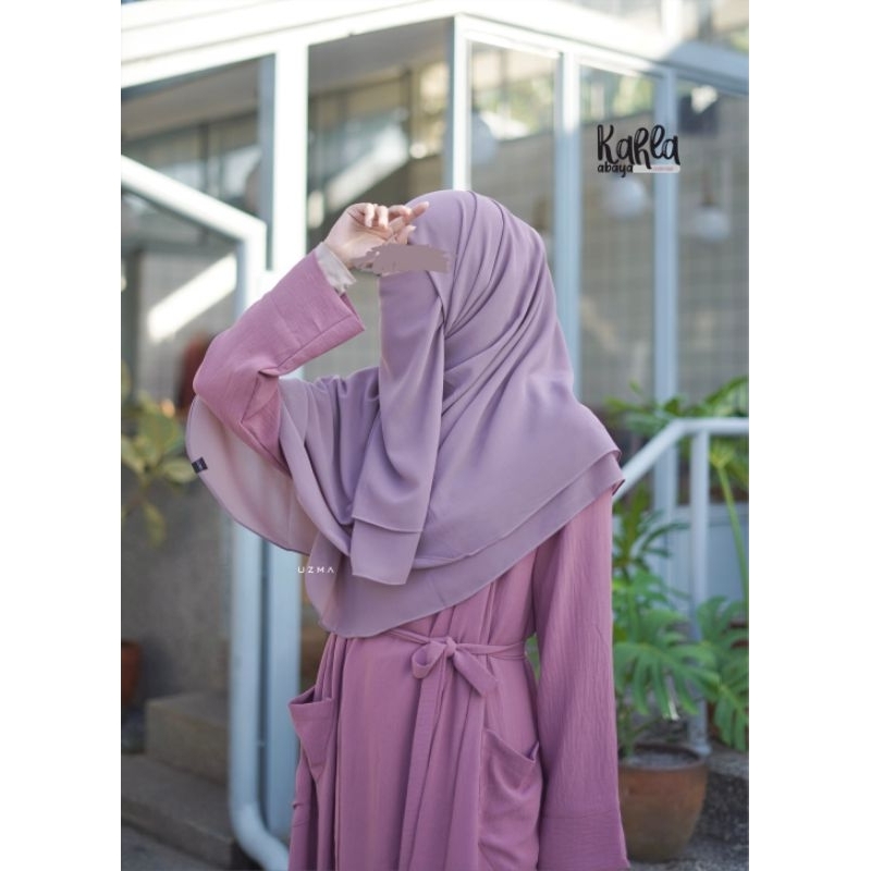 Kahla Abaya by Uzma Hijab || abaya simpel || abaya outer