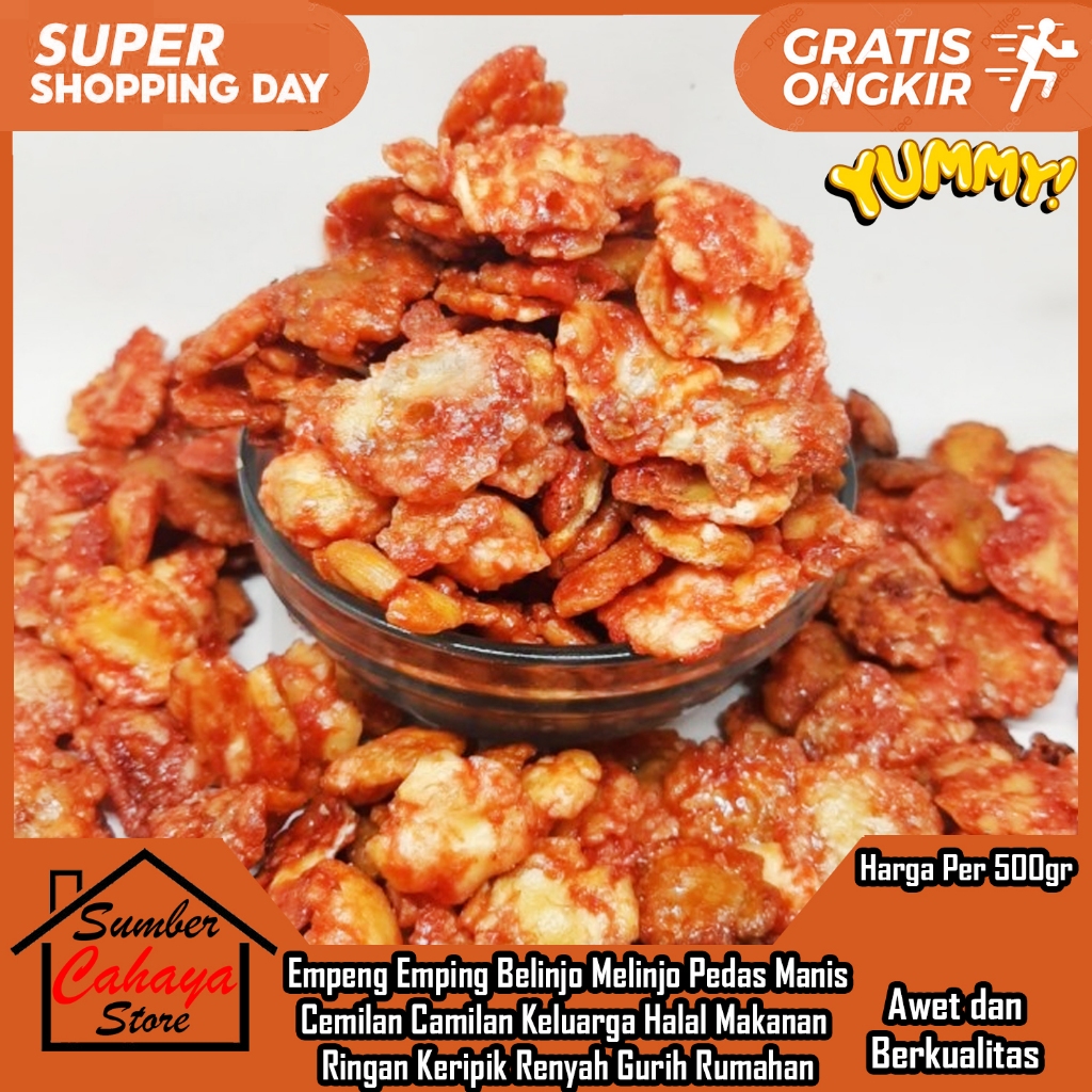 

Empeng Emping Melinjo Belinjo Penganan Krupuk Kerupuk Keripik Pedas Manis Camilan Murah Lebaran Geprek Snack Murah Enak Renyah Banget Gepuk Balado Pedas Mlinjo Jajanan Jajan Pilus Enak Praktis Peraktis Cabe Cabai Lumer Lezat Kemasan 500 Gram 500gram RDS4