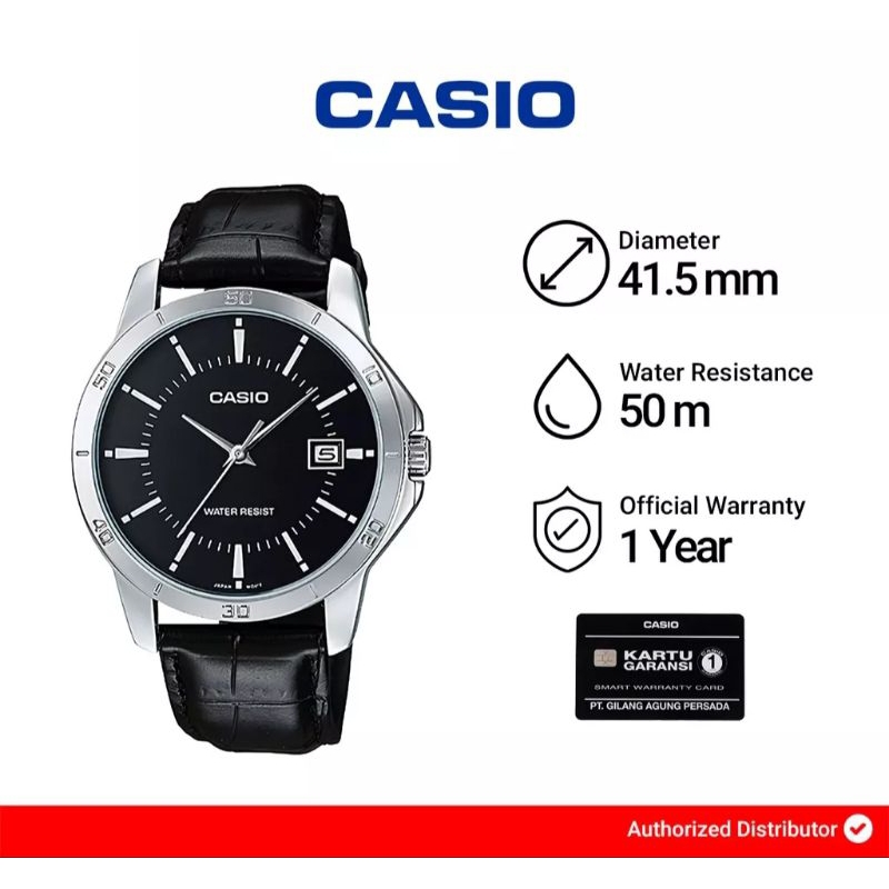 JAM TANGAN PRIA CASIO MTP-V004L-1AUDF CASIO ORIGINAL CASIO MTP-V004L-1A