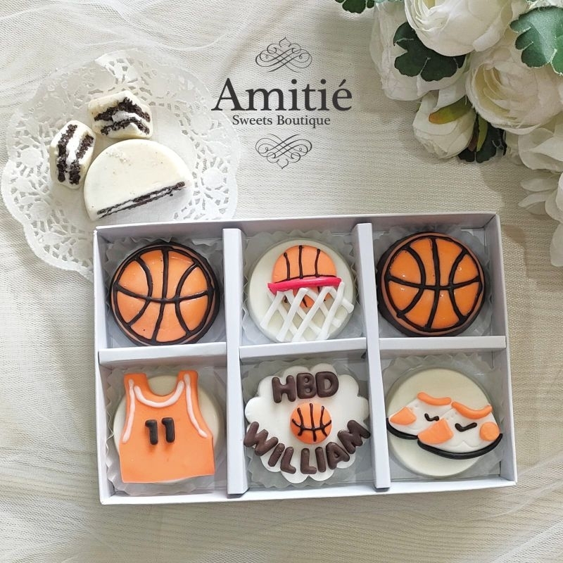 

Coklat Oreo Basketball Boy - 1 Box isi 6 / Coklat Karakter / Birthday Gift / Hadiah Ulang Tahun