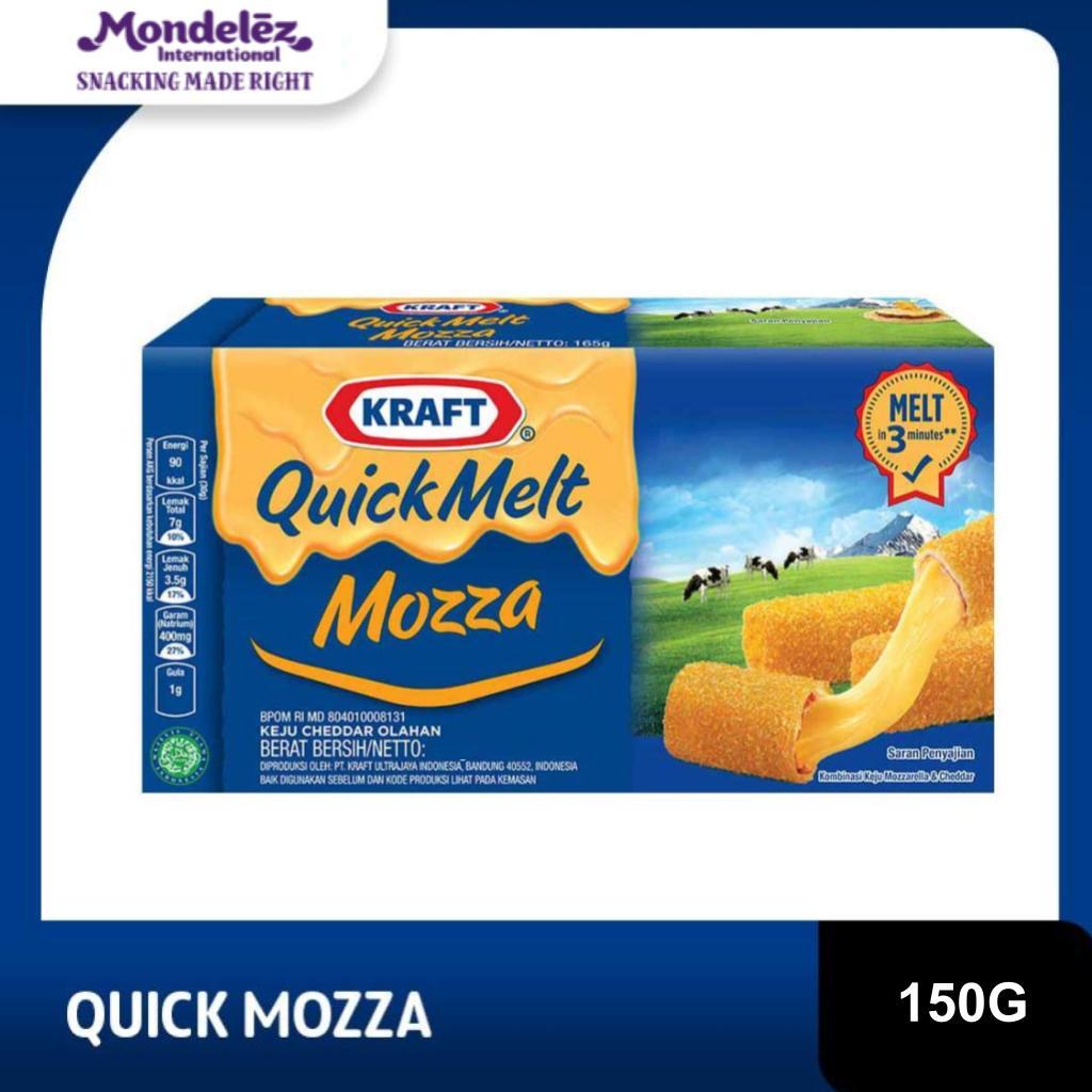 

Kraft Quick Melt Mozza Cheese, Solusi masak simple, anti gagal 150g