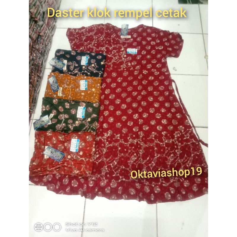 daster klok rempel bawah cetak oshin