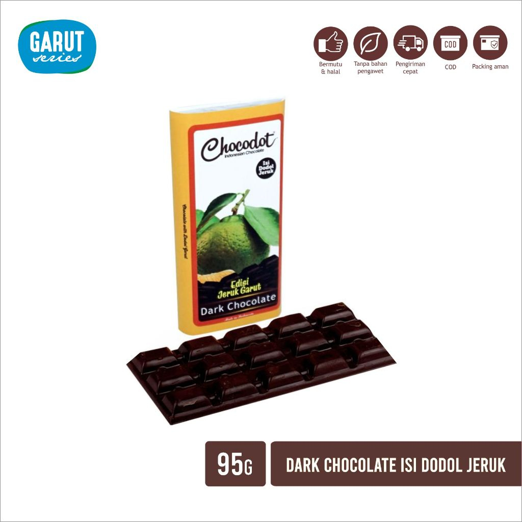 

Coklat Chocodot Gunung Series Jeruk Garut 95g