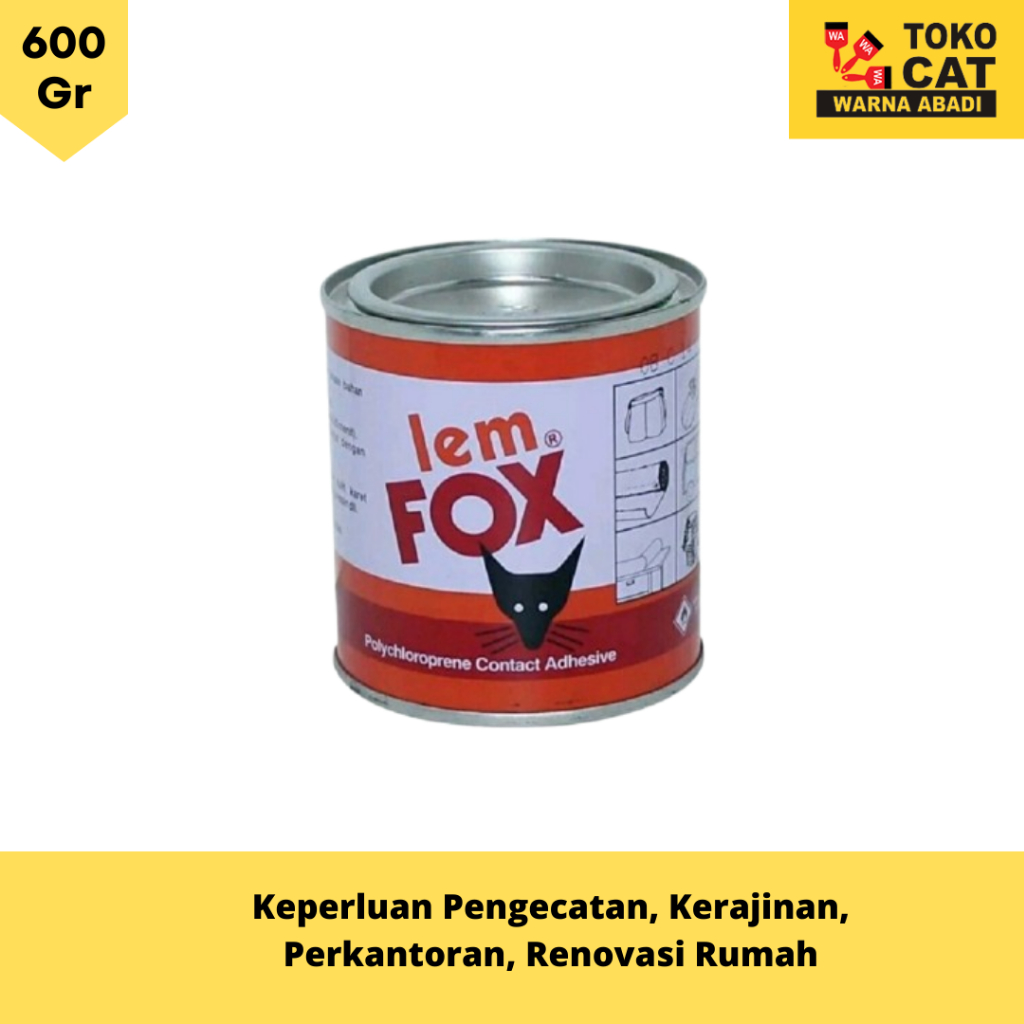 

Lem Fox Kuning 600 gram