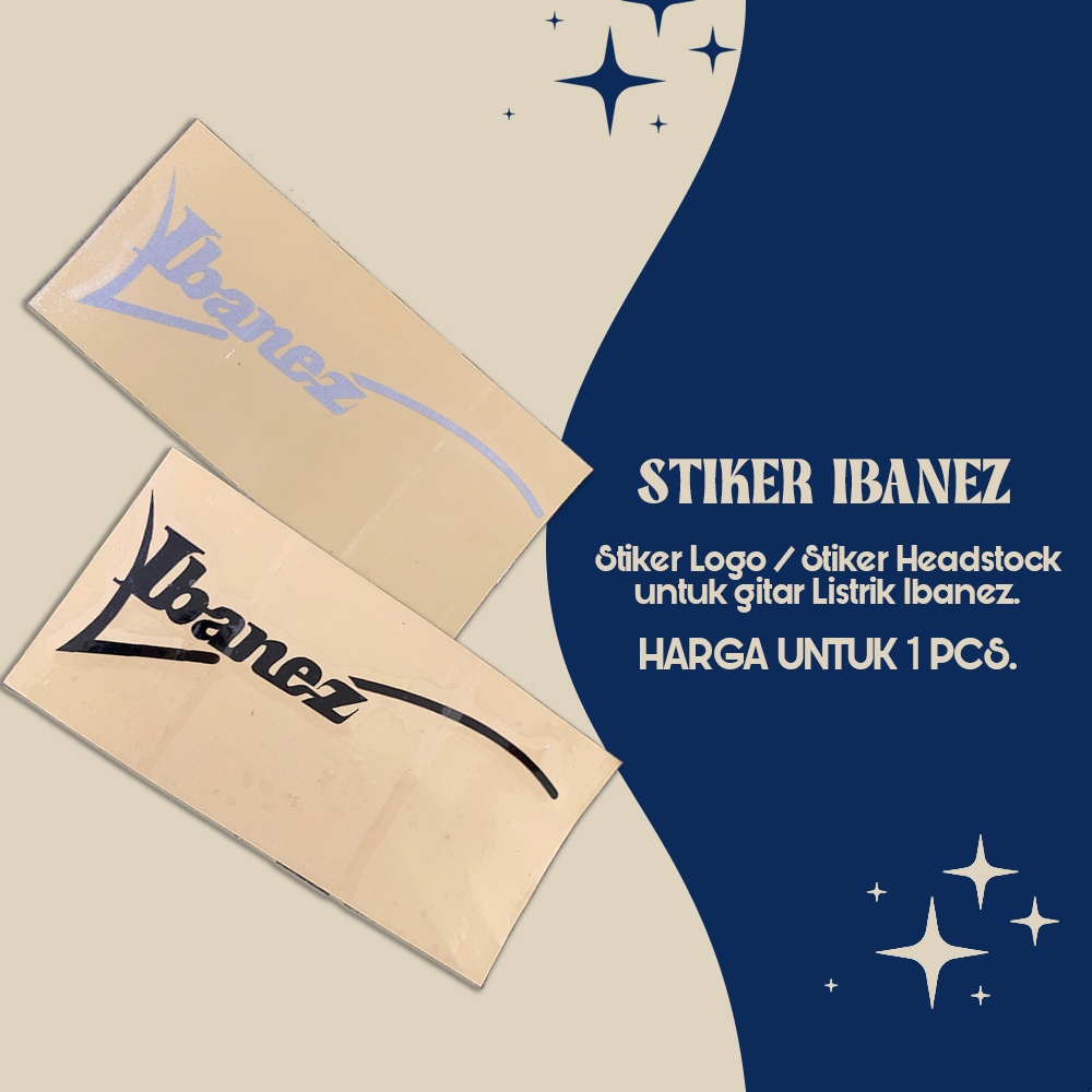 Headstock/Sticker Gitar Listrik Ibanez