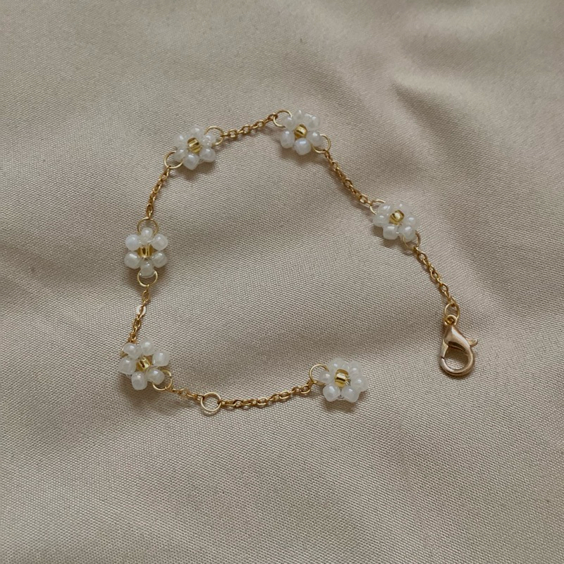 Dejoural - Gelang Lotus Rantai Gold - Jewerly Bracelet