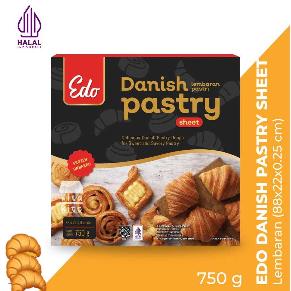 

Edo DANISH Pastry 750gr Cromboloni Croisant