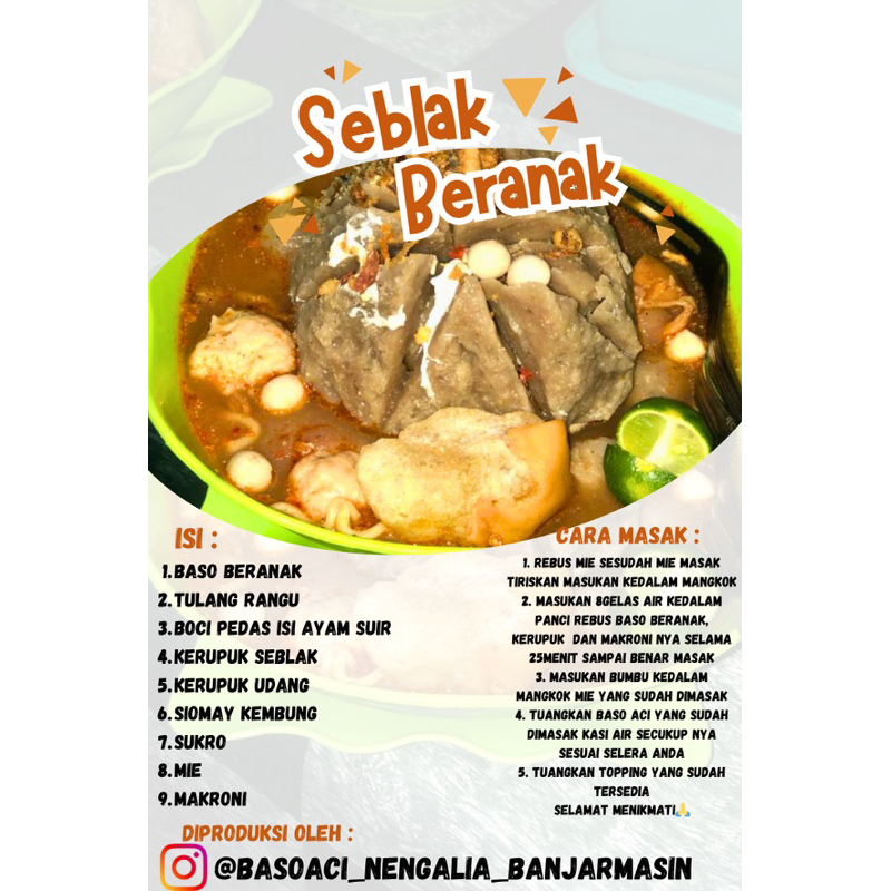 

SEBLAK BERANAK NENG ALIA