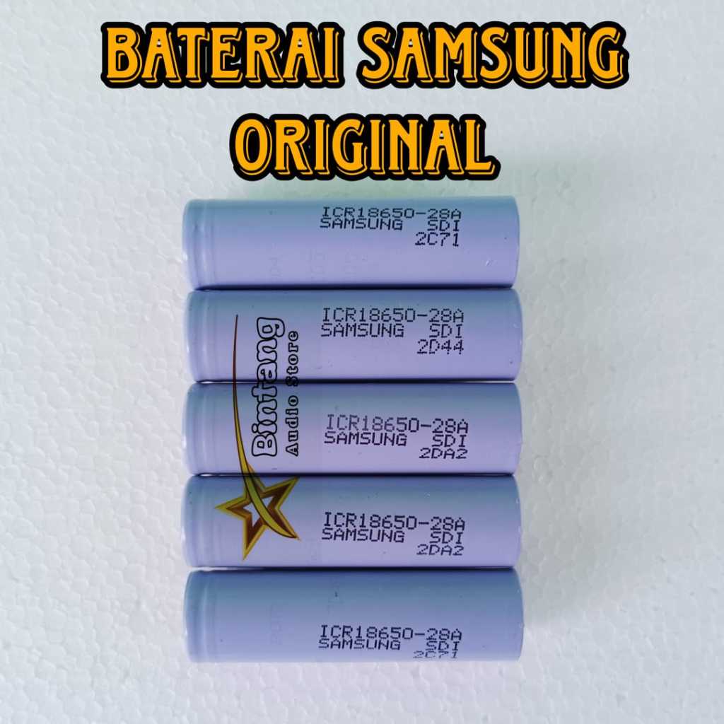Baterai Copotan Merk SAMSUNG ICR18650 Batrei Laptop 18650 Original