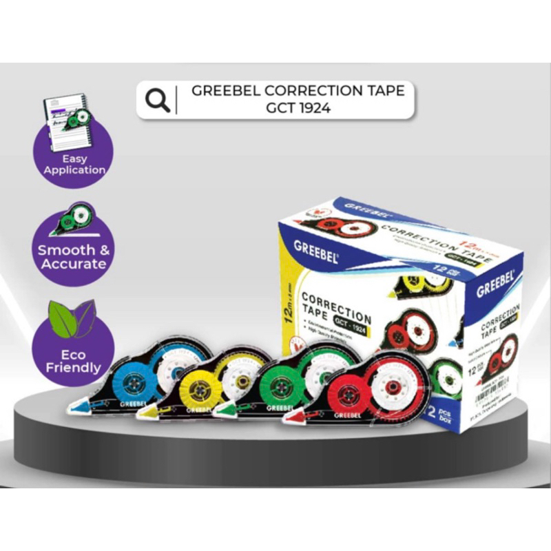 

Tipe X Kertas / Correction Tape Greebel GCT-1924