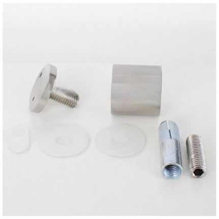 Pin Kaca/Tempered Glass Pin Holder/Penjepit Kaca Tembok Railing Balkon