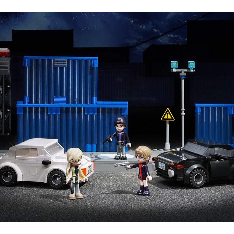 Keeppley 20708 Detective Conan Battle of the Black Organization