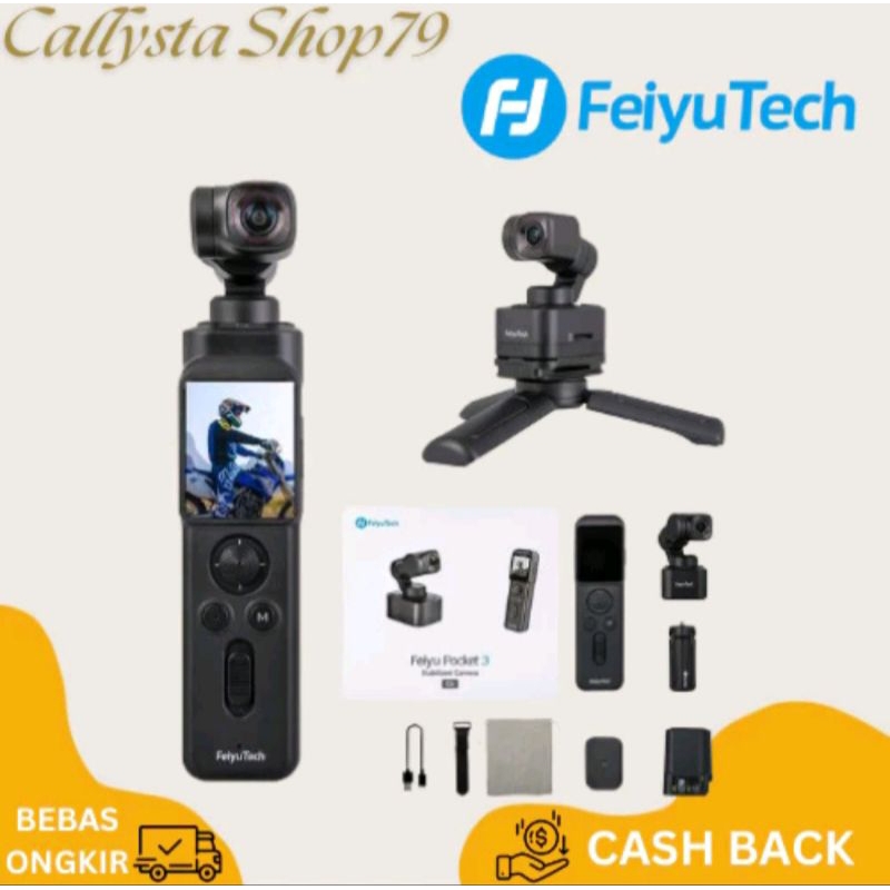 FEIYU POCKET 4K, FEIYU POCKET 2 4K,FEIYU POCKET 3 BUNDLE WATERPROOF CASE STABILIZER GIMBAL