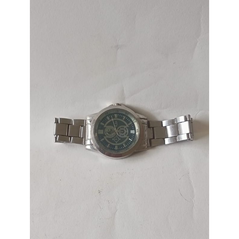 jam tangan alba back stainless steel