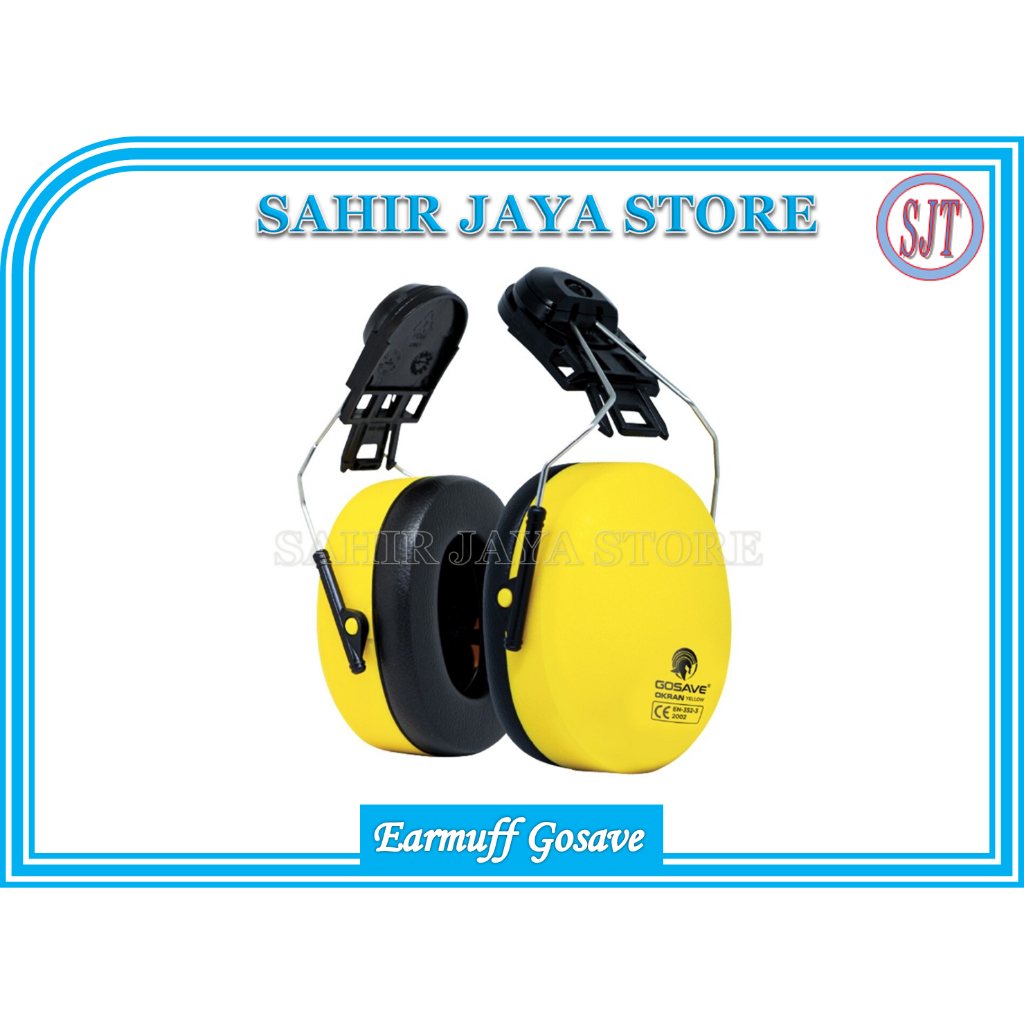 Earmuff Safety Earmuff untuk Helm Safety Cantel Helmet Earmuff Gosave Okran 28db